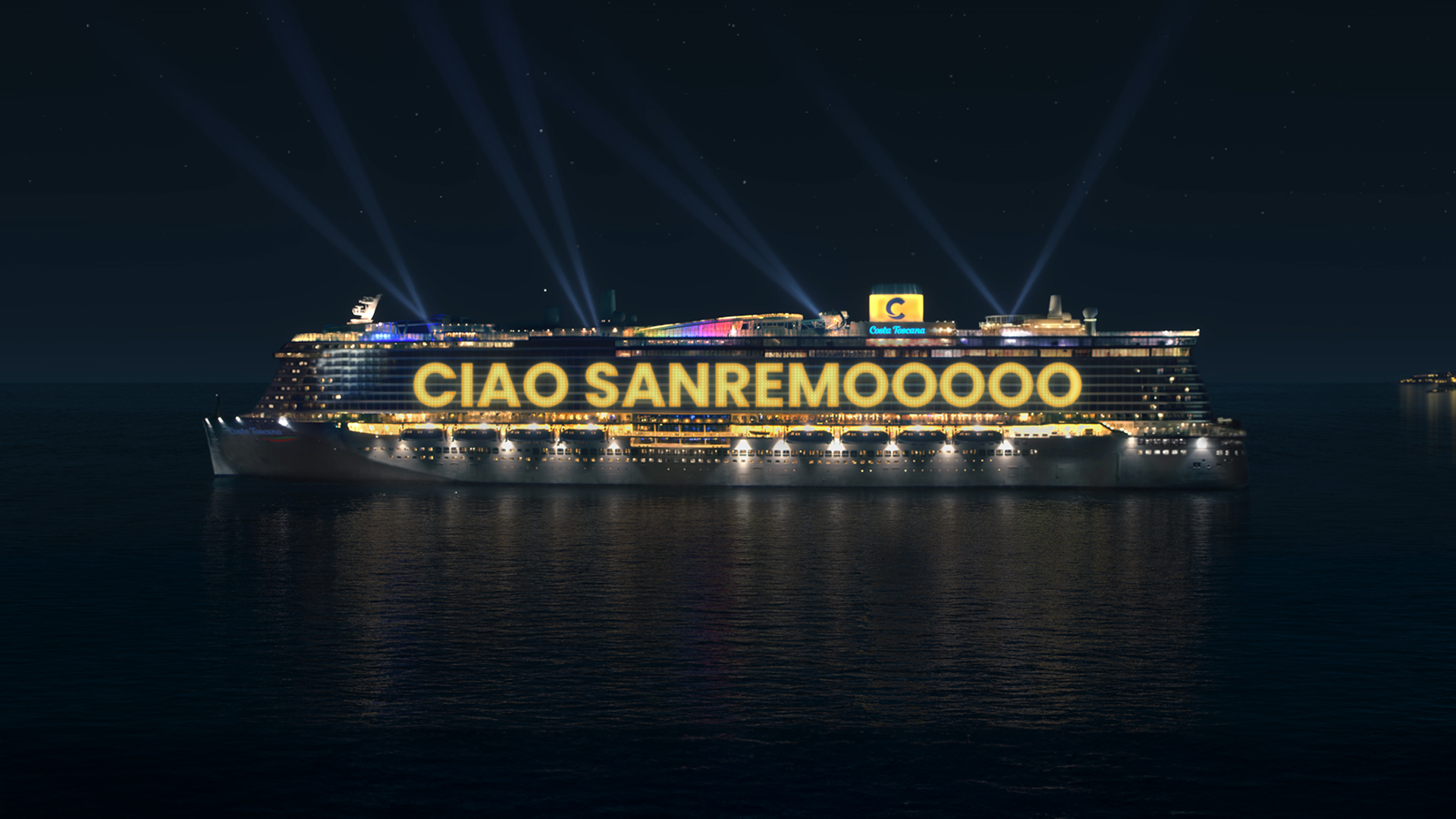 Immagine Sanremo 2027, Costa Crociere porta il Festival a bordo di Costa Toscana