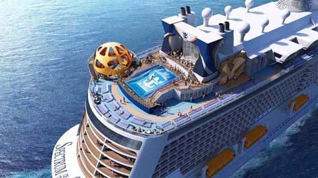 Immagine di sfondo della pagina Royal Caribbean, al debutto Spectrum of the Seas