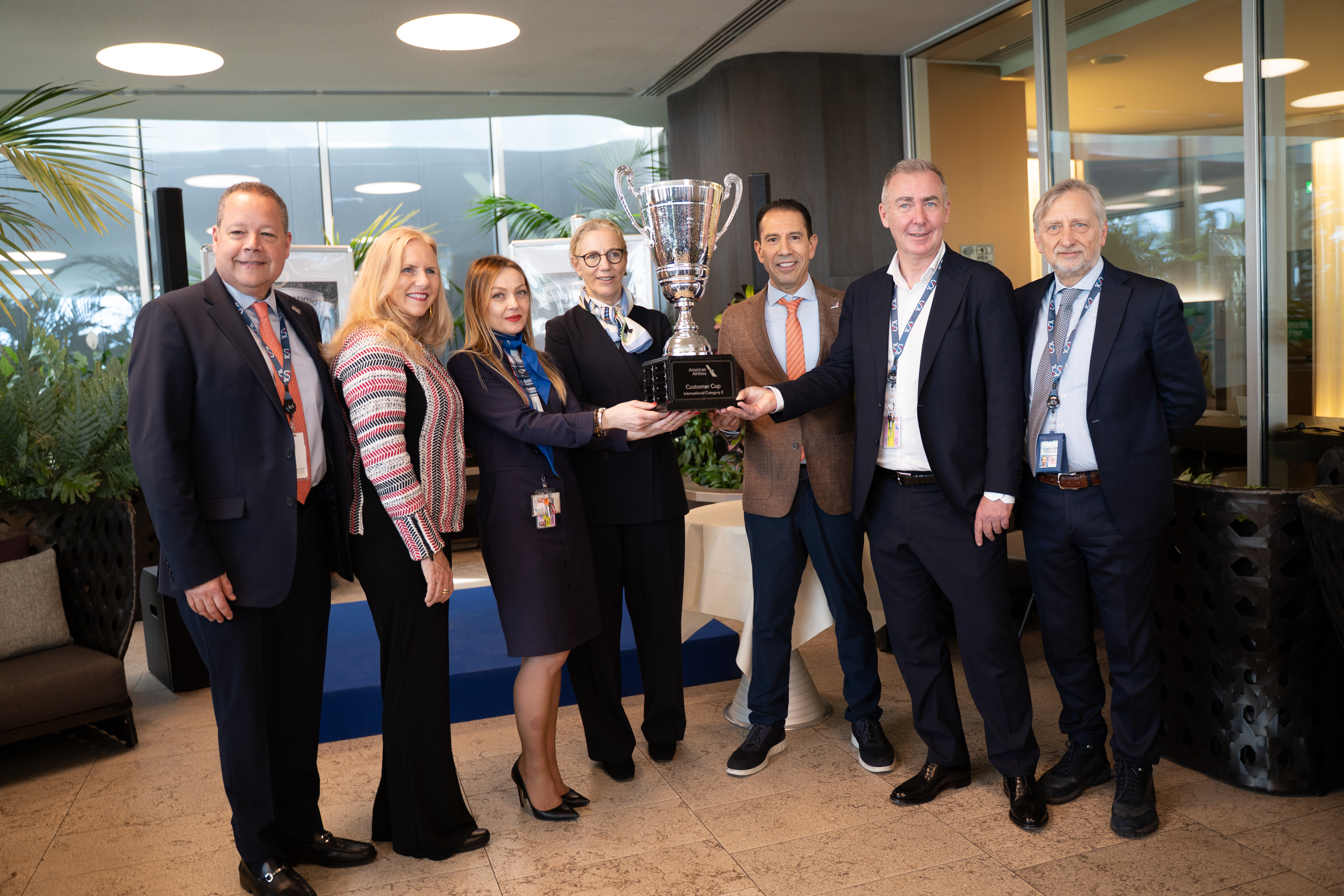 Immagine American Airlines premia l'aeroporto Venezia: Customer Cup per il team di scalo