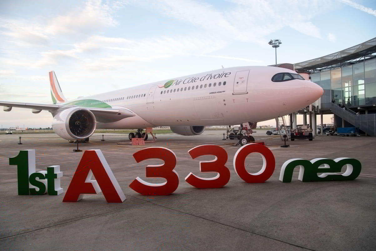 Immagine di sfondo della pagina Air Côte d’Ivoire riceve il suo primo A330neo