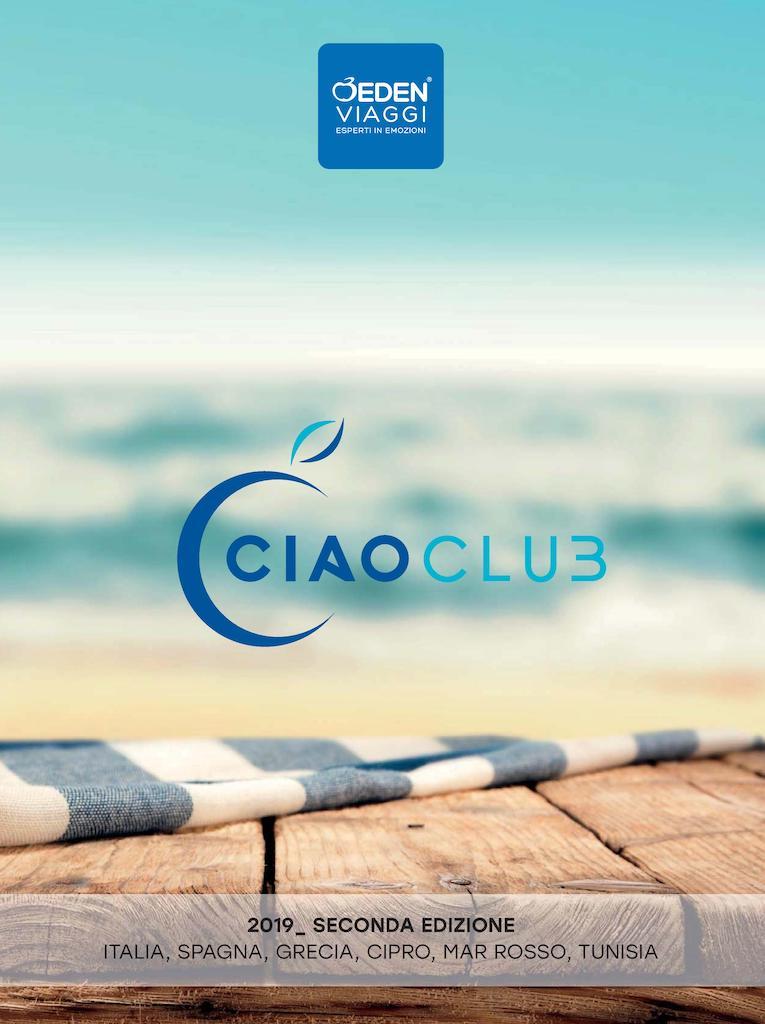 Immagine di sfondo della pagina Eden Viaggi,  II° edizione del catalogo Ciao Club