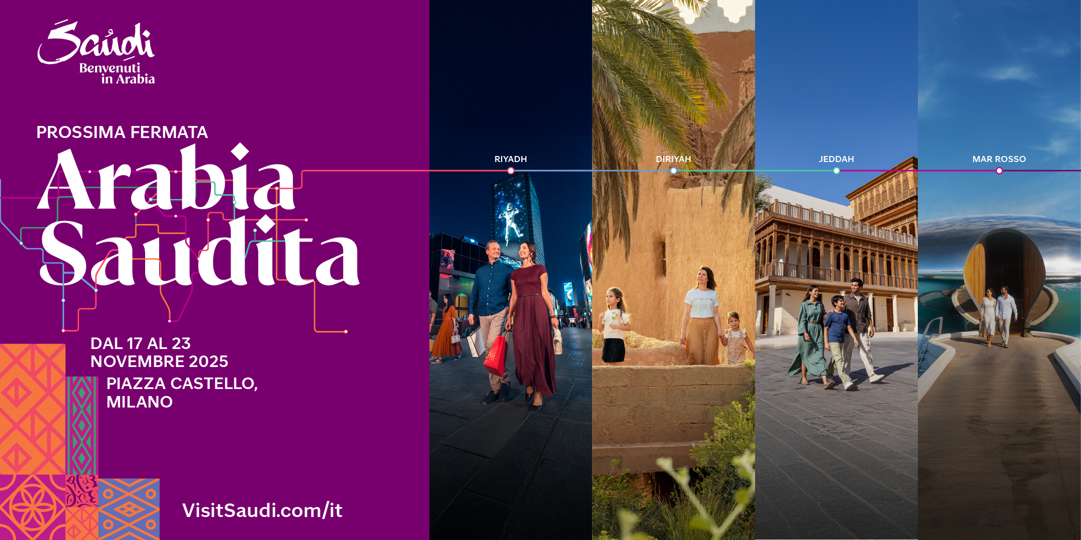 Immagine Milano diventa il cuore dell’Arabia Saudita: dal 17 al 23 novembre il tram si trasforma in “Saudi Travel Lounge”