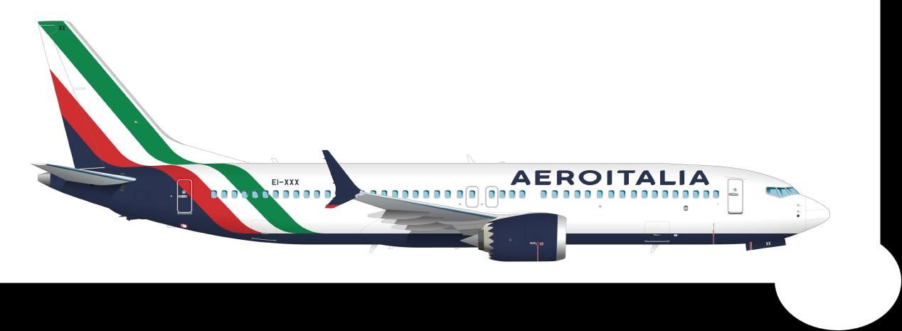 Immagine di sfondo della pagina Aeroitalia svela la nuova livrea: simbolo di crescita e identità italiana