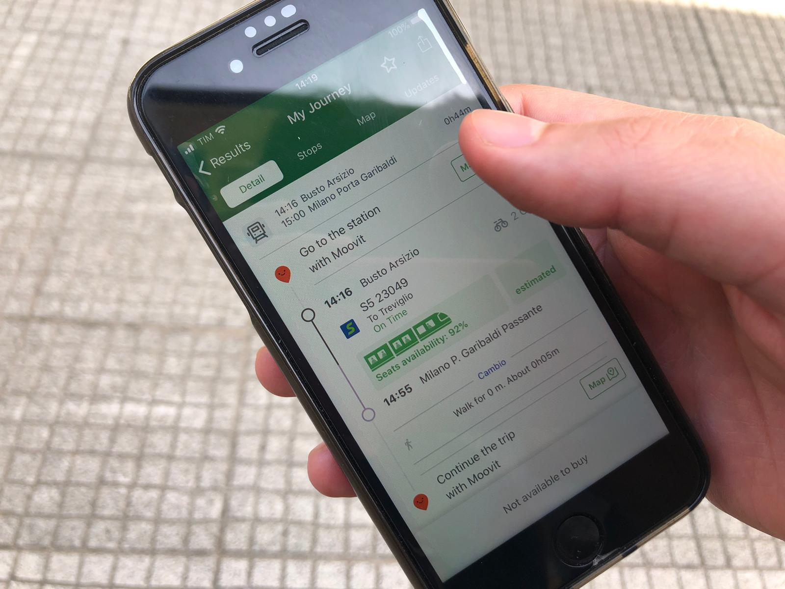Immagine di sfondo della pagina Trenord, nuove funzioni per l'app