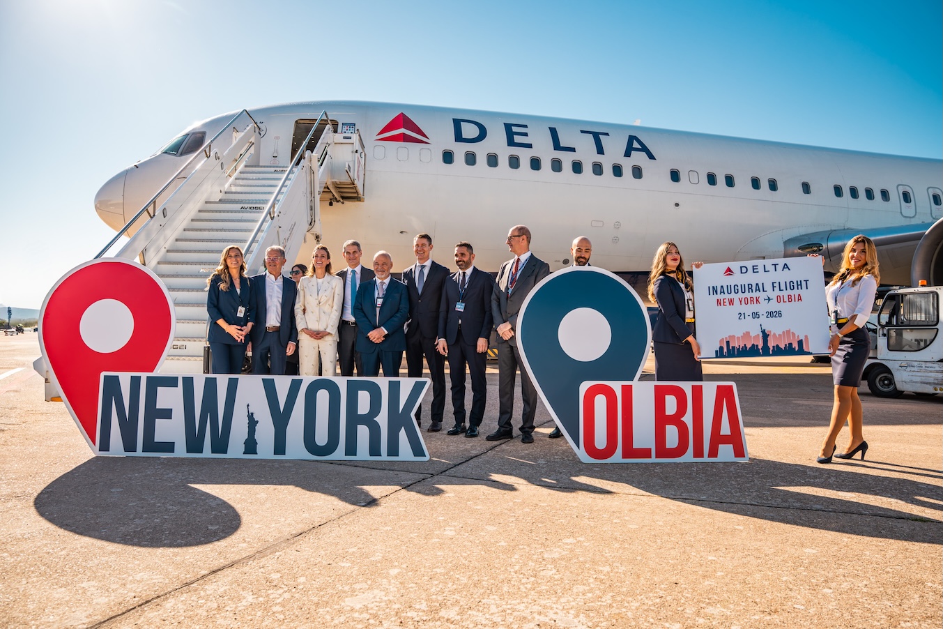 Immagine Delta Air Lines, decolla il collegamento diretto da Olbia per New York-JFK