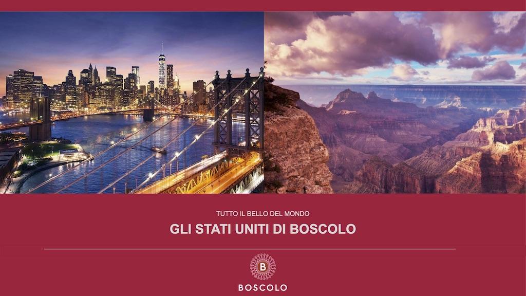 Immagine di sfondo della pagina Boscolo Tours, un webinar per viaggi negli Stati Uniti