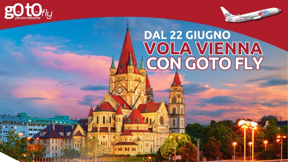 Immagine di sfondo della pagina Voli diretti Forlì-Vienna grazie alla nuova collaborazione tra GoTo Fly e Austriavacanze