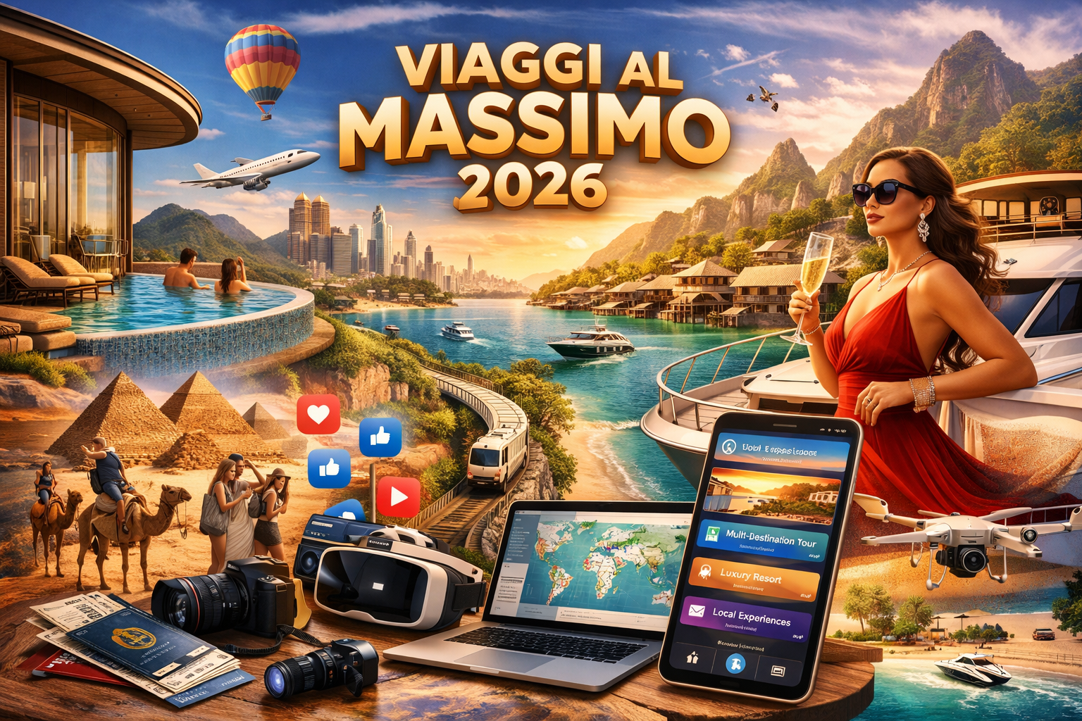 Immagine I Travel Trends 2026 secondo HBX Group : il "massimalismo" domina il turismo tra lusso, esperienze creative e AI