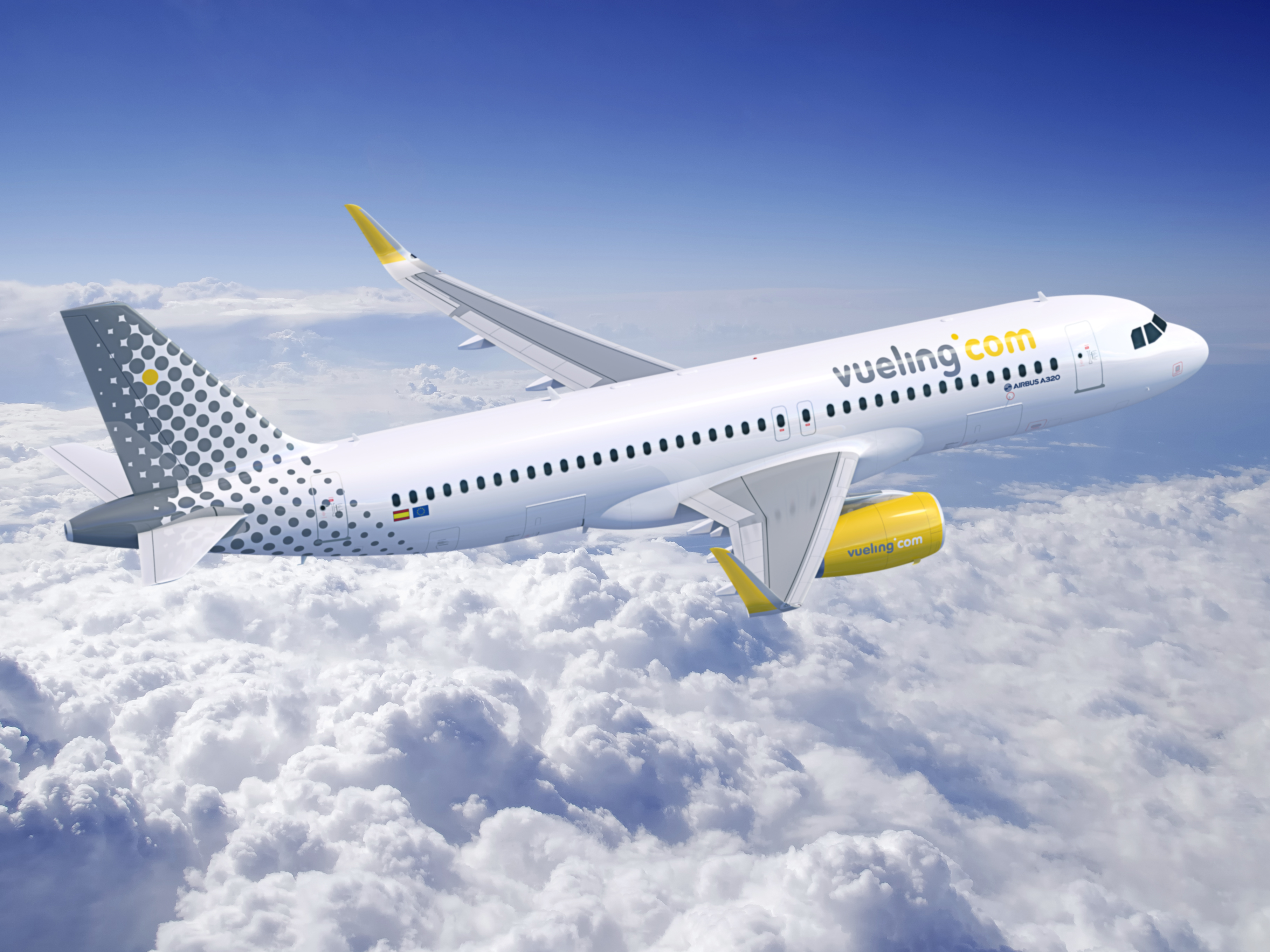 Immagine di sfondo della pagina Vueling: Vent'anni di Successi e Puntualità nei Cieli Italiani