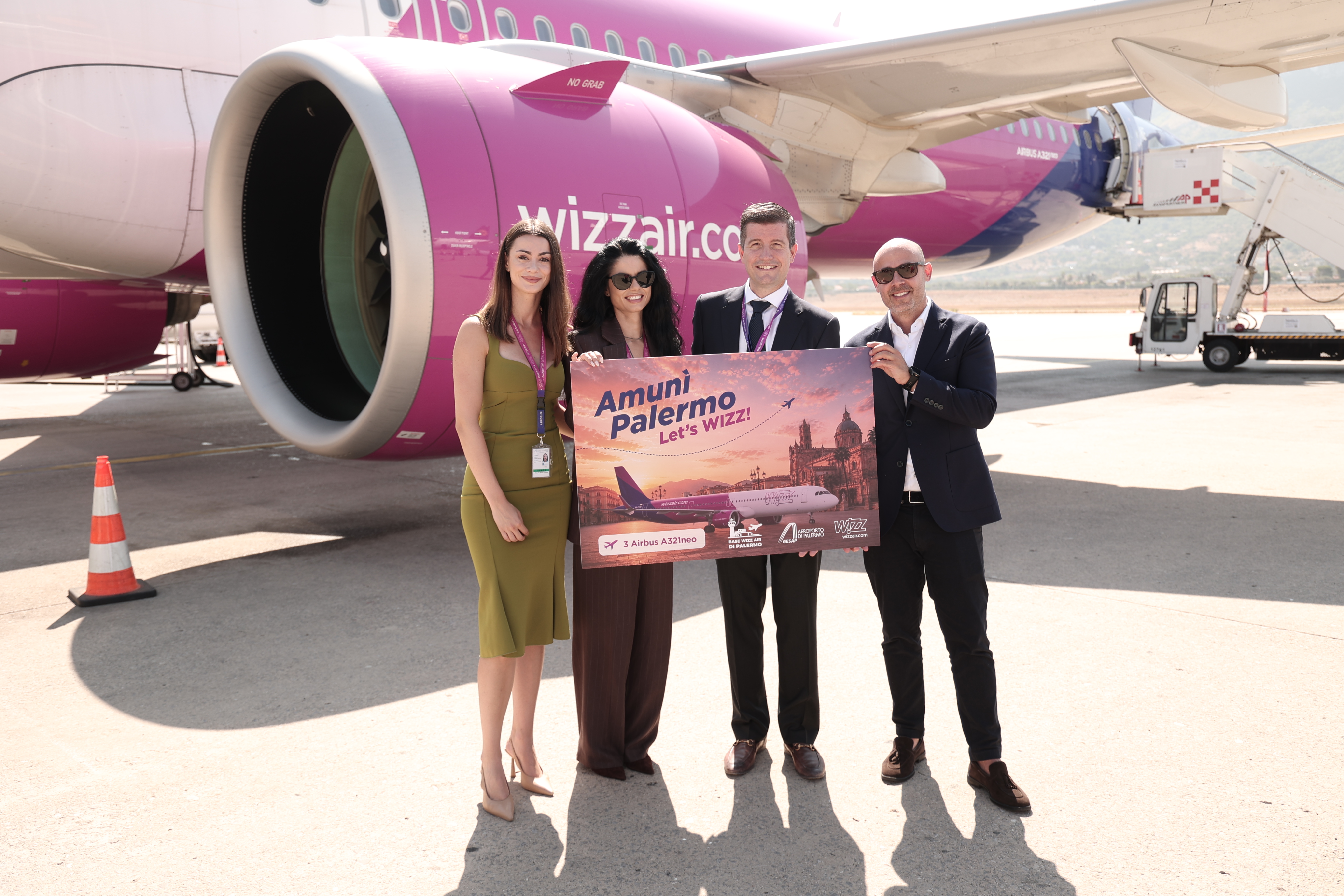 Immagine Wizz Air apre la base di Palermo: 18 rotte, 3 aeromobili e oltre 1,3 milioni di posti