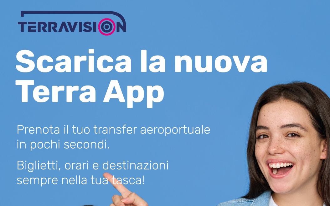 Immagine di sfondo della pagina Terravision lancia Terra App: il transfer aeroportuale diventa digitale