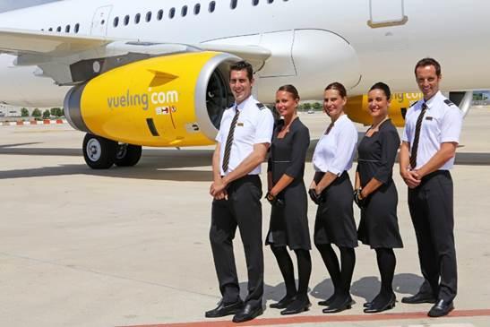 Immagine di sfondo della pagina Vueling, nuove assunzioni a Firenze