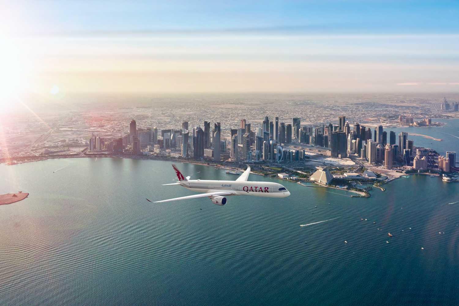 Immagine di sfondo della pagina  Qatar Airways nella coalizione dell'ICAO