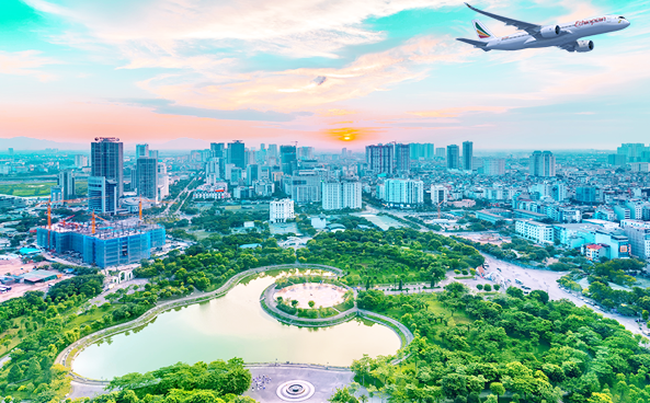 Immagine Ethiopian Airlines vola ad Hanoi