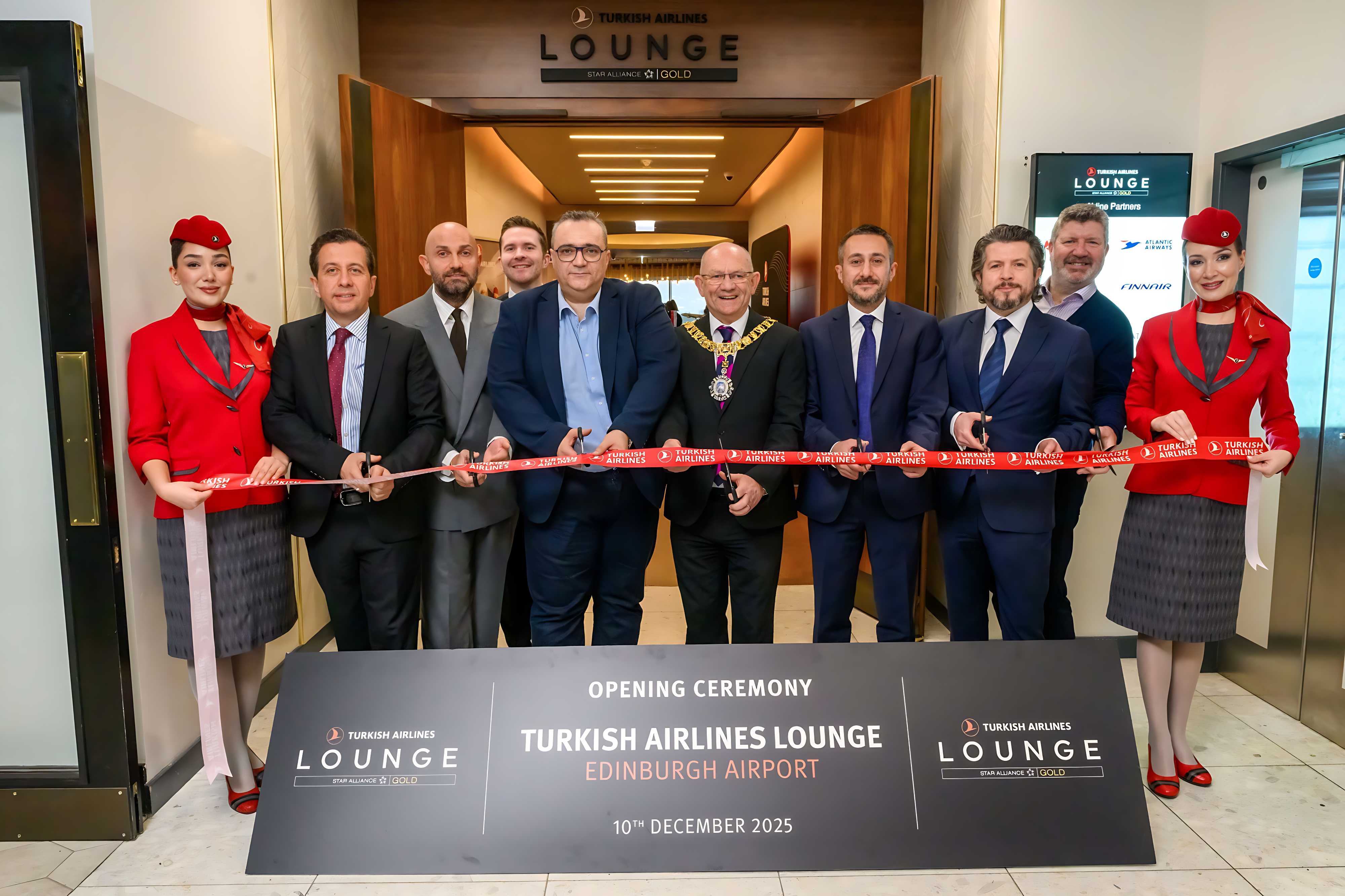 Immagine Turkish Airlines apre la sua prima lounge europea all’aeroporto di Edimburgo