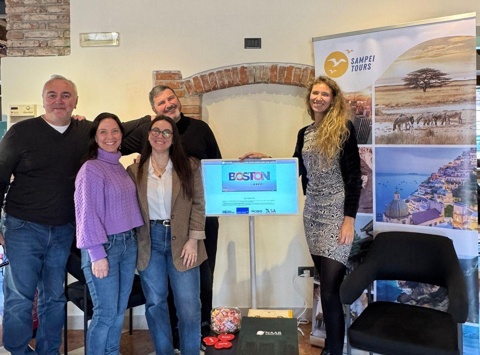 Immagine Il progetto Boston Live di NAAR Bespoke Travel e Meet Boston termina premiando Sampei Tours