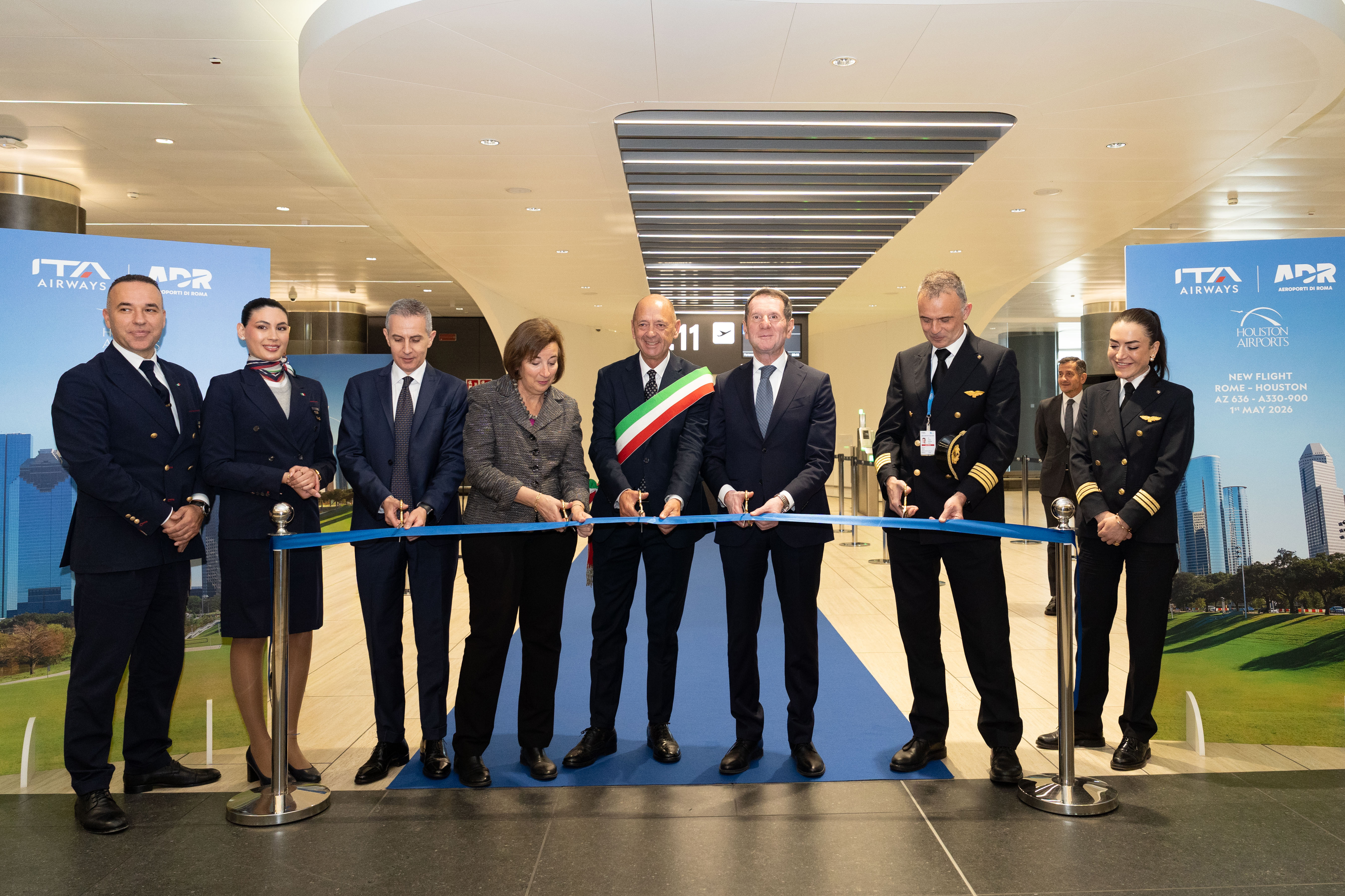 Immagine di sfondo della pagina ITA Airways: al via il primo volo diretto Roma Fiumicino – Houston