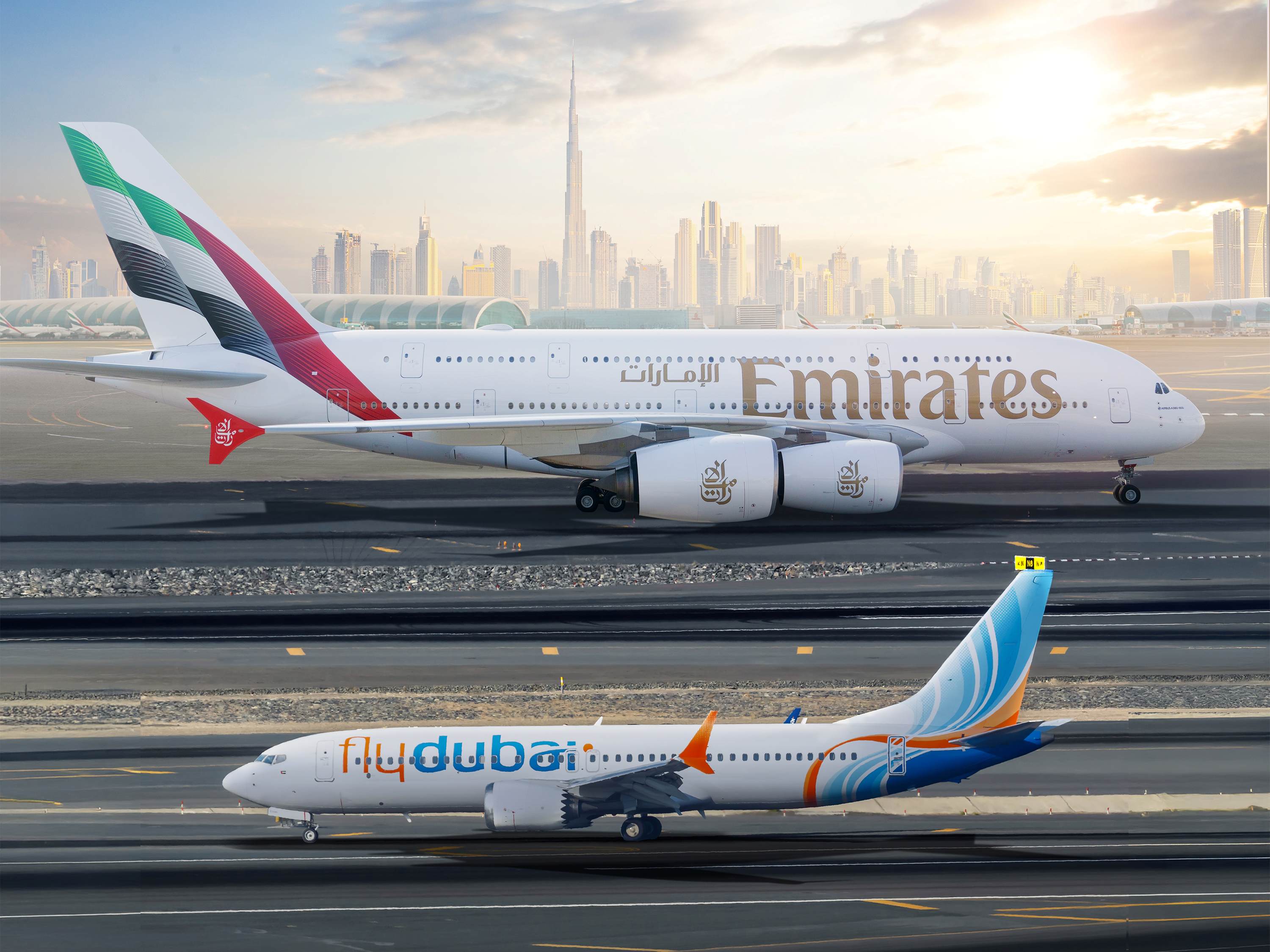 Immagine Emirates e flydubai: 5 milioni di passeggeri e crescita record del 36%