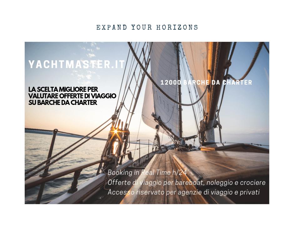 Immagine di sfondo della pagina Yachmaster.it, booking B2B barche a noleggio