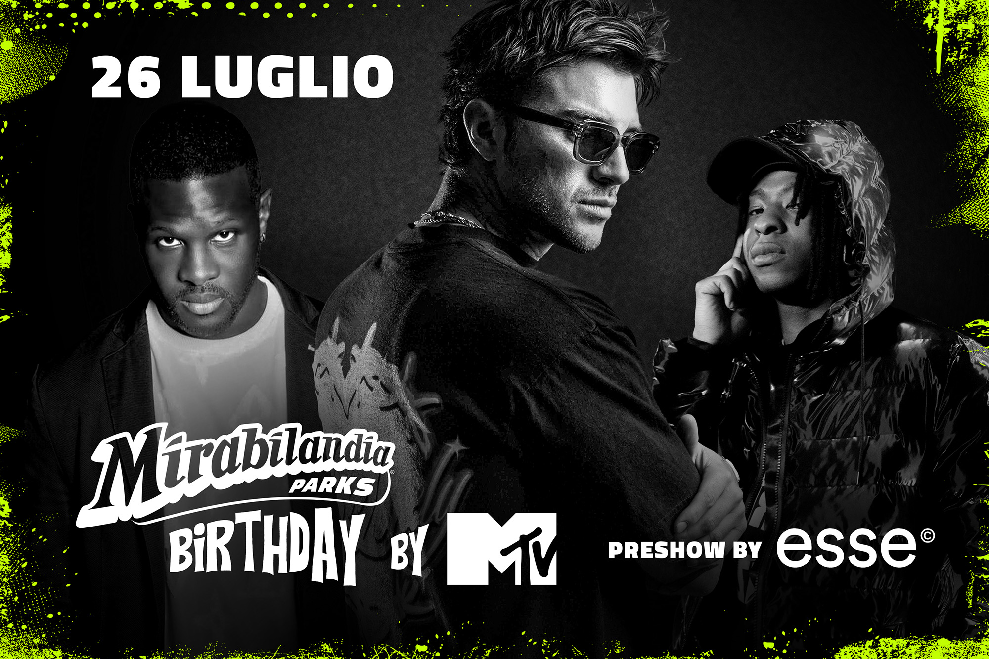 Immagine Mirabilandia compie 33 anni e festeggia con Damante e MTV: una notte di musica e adrenalina
