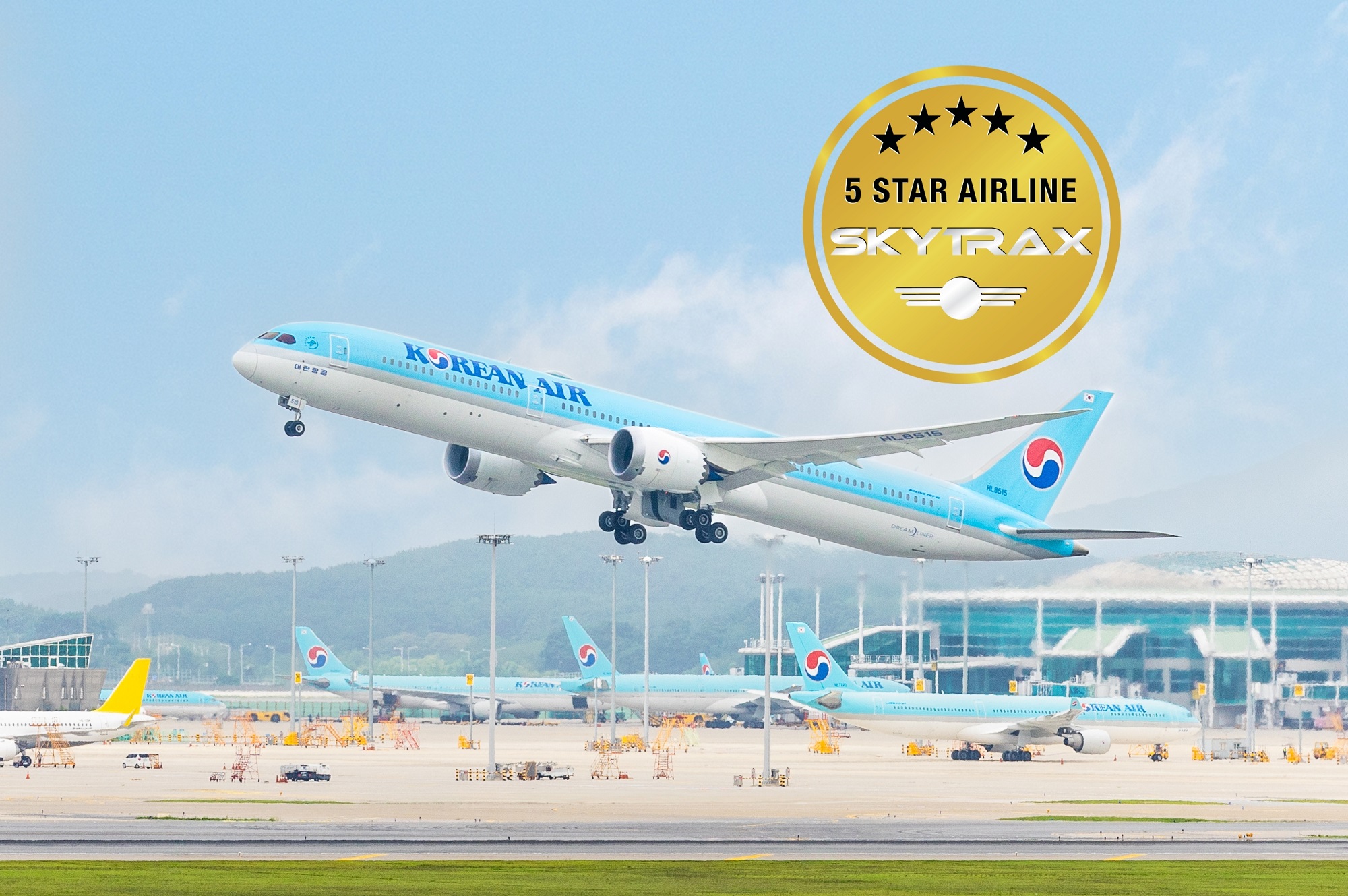 Immagine Korean Air ottiene la certificazione Skytrax 5 stelle per il quinto anno consecutivo