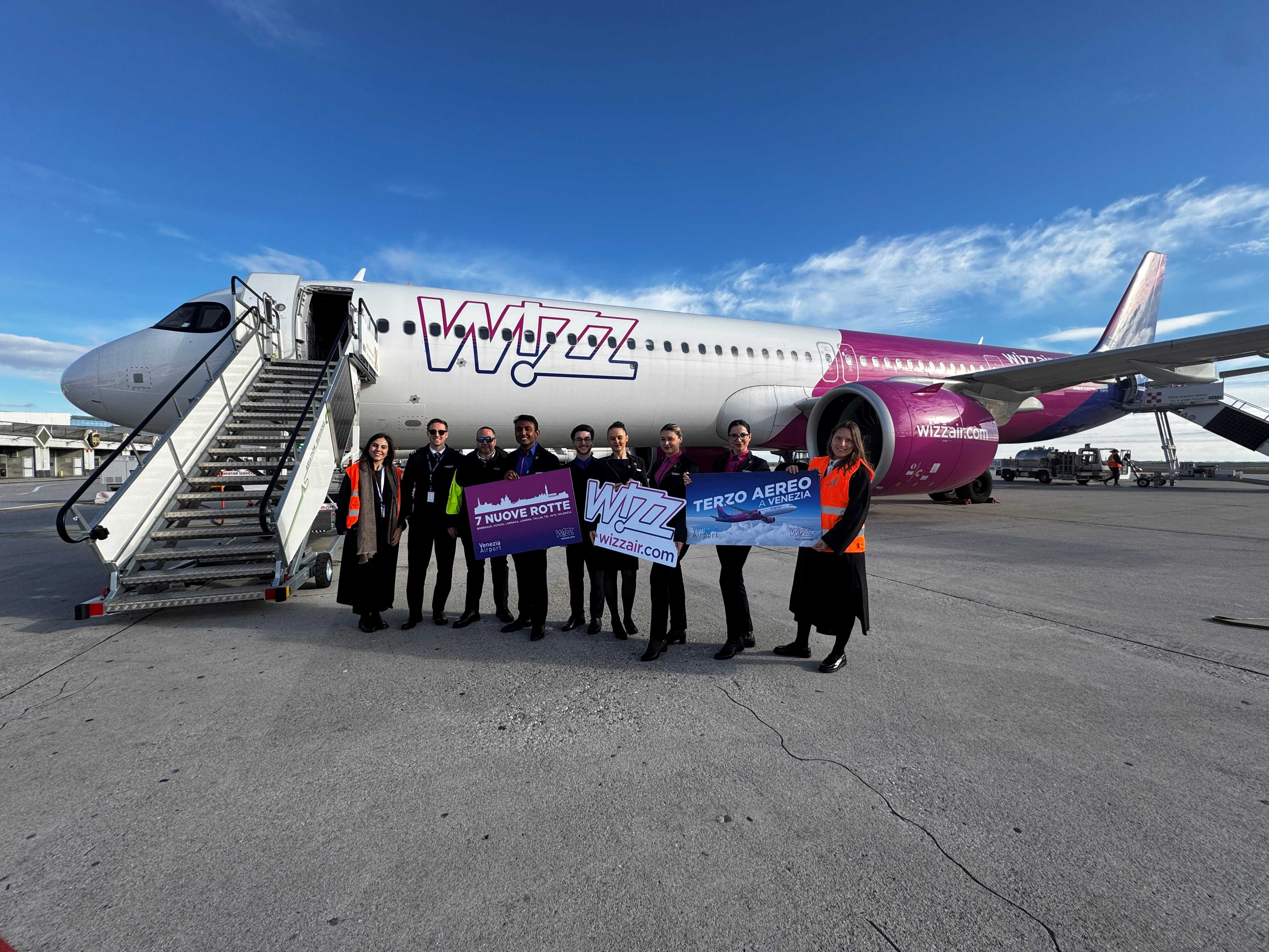 Immagine Wizz Air potenzia la base di Venezia: nuove rotte e più posti grazie al terzo A321neo