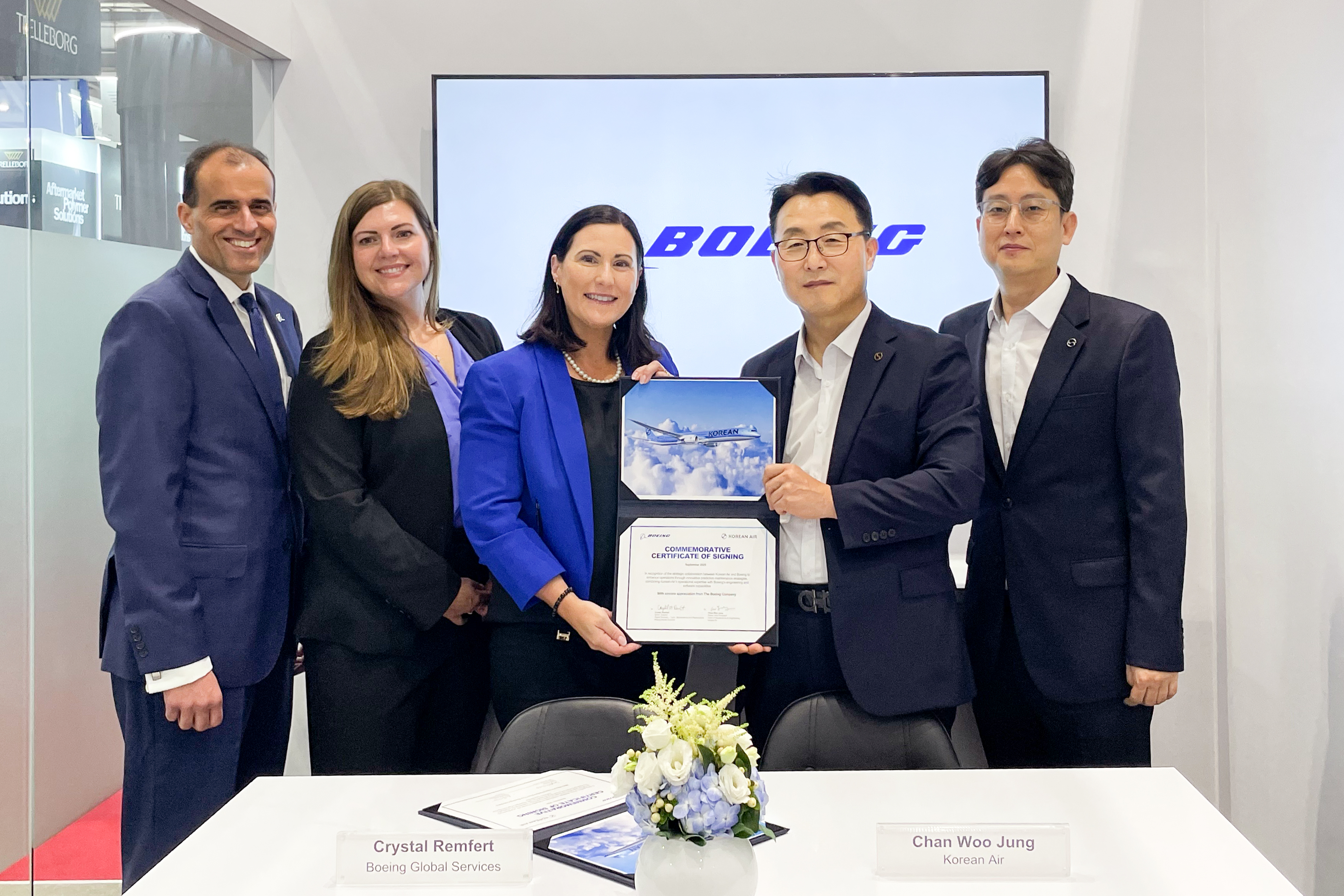 Immagine Korean Air e Boeing: alleanza strategica per la manutenzione predittiva