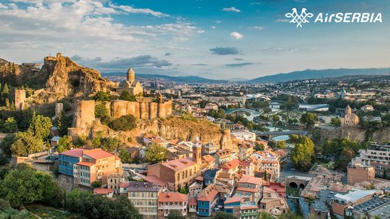 Immagine di sfondo della pagina Air Serbia lancia il volo diretto Belgrado-Tbilisi