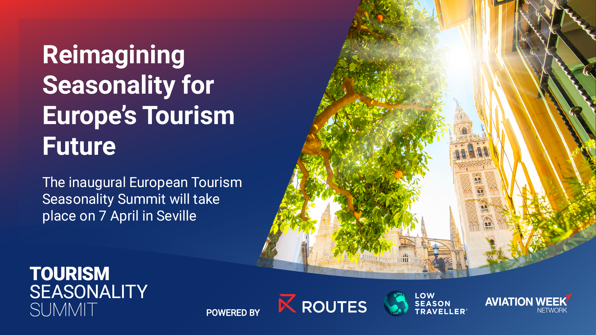 Immagine di sfondo della pagina Il 7 Aprile a Siviglia il Primo European Tourism Seasonality Summit