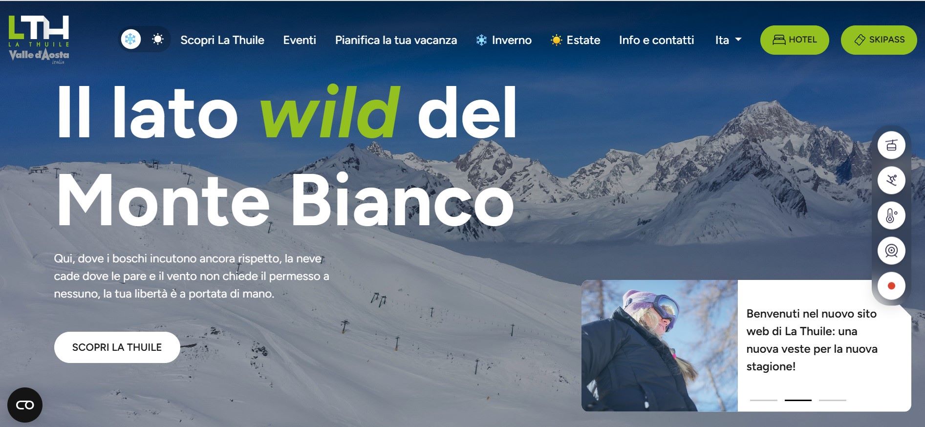 Immagine La Thuile: nuova veste grafica per la nuova stagione