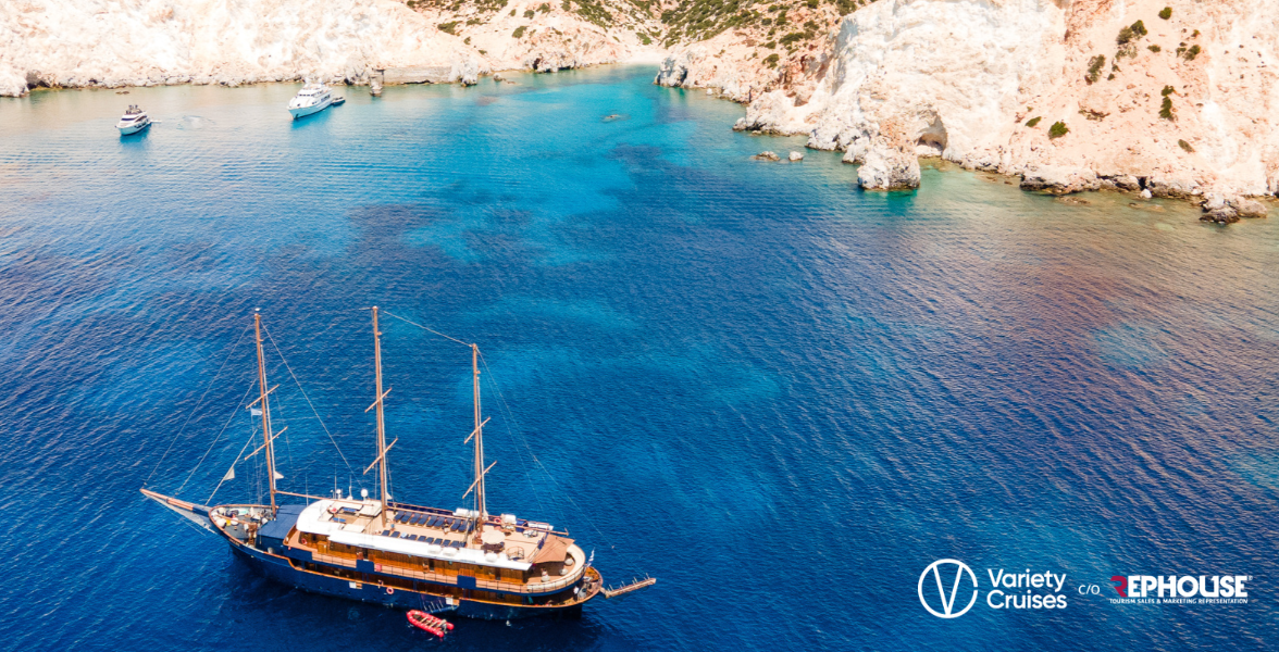 Immagine Variety Cruises rilancia la Grecia 2026-2027 con crociere boutique tra isole e baie nascoste