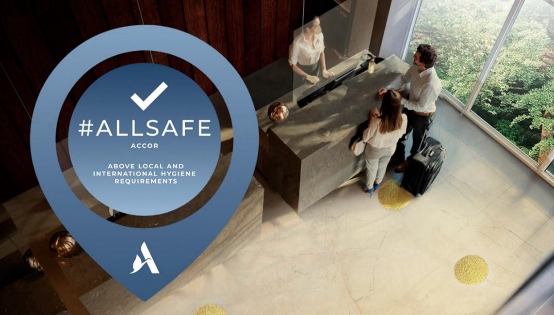 Immagine di sfondo della pagina Accor implementa il protocollo AllSafe
