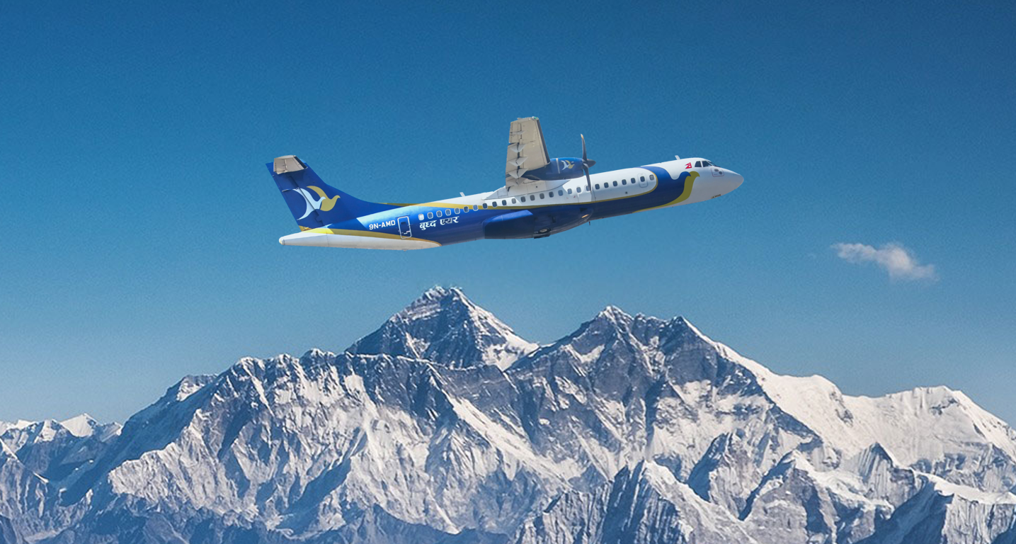 Immagine di sfondo della pagina Buddha Air lancia esperienze di volo panoramico sull’Himalaya