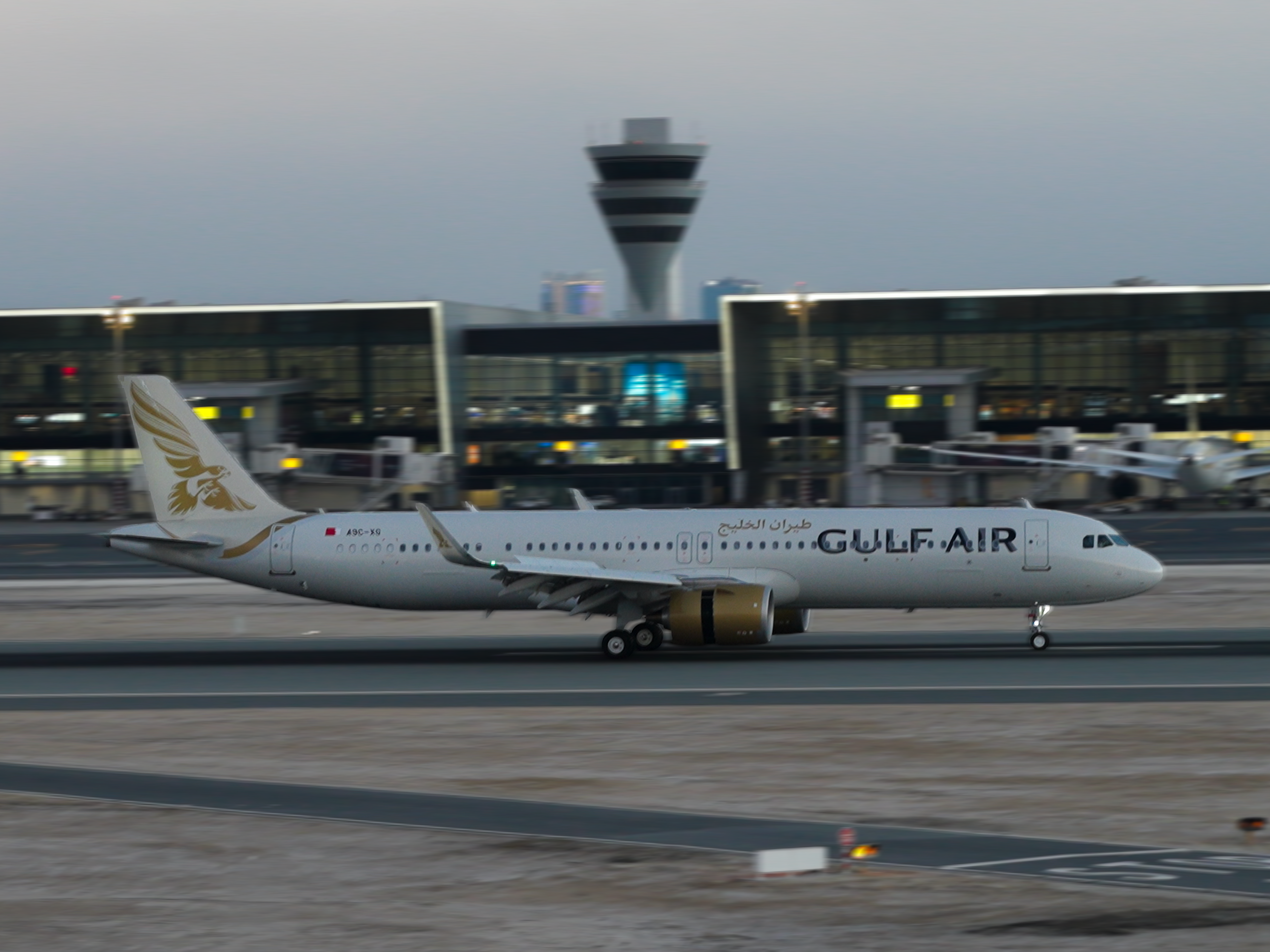 Immagine di sfondo della pagina Gulf Air amplia la flotta con un nuovo Airbus A321neo