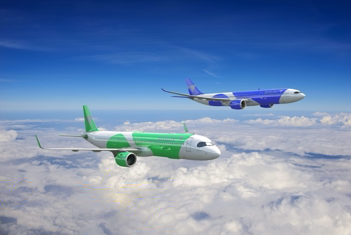 Immagine di sfondo della pagina Avolon ordina 15 A330neo e 75 A321neo da Airbus
