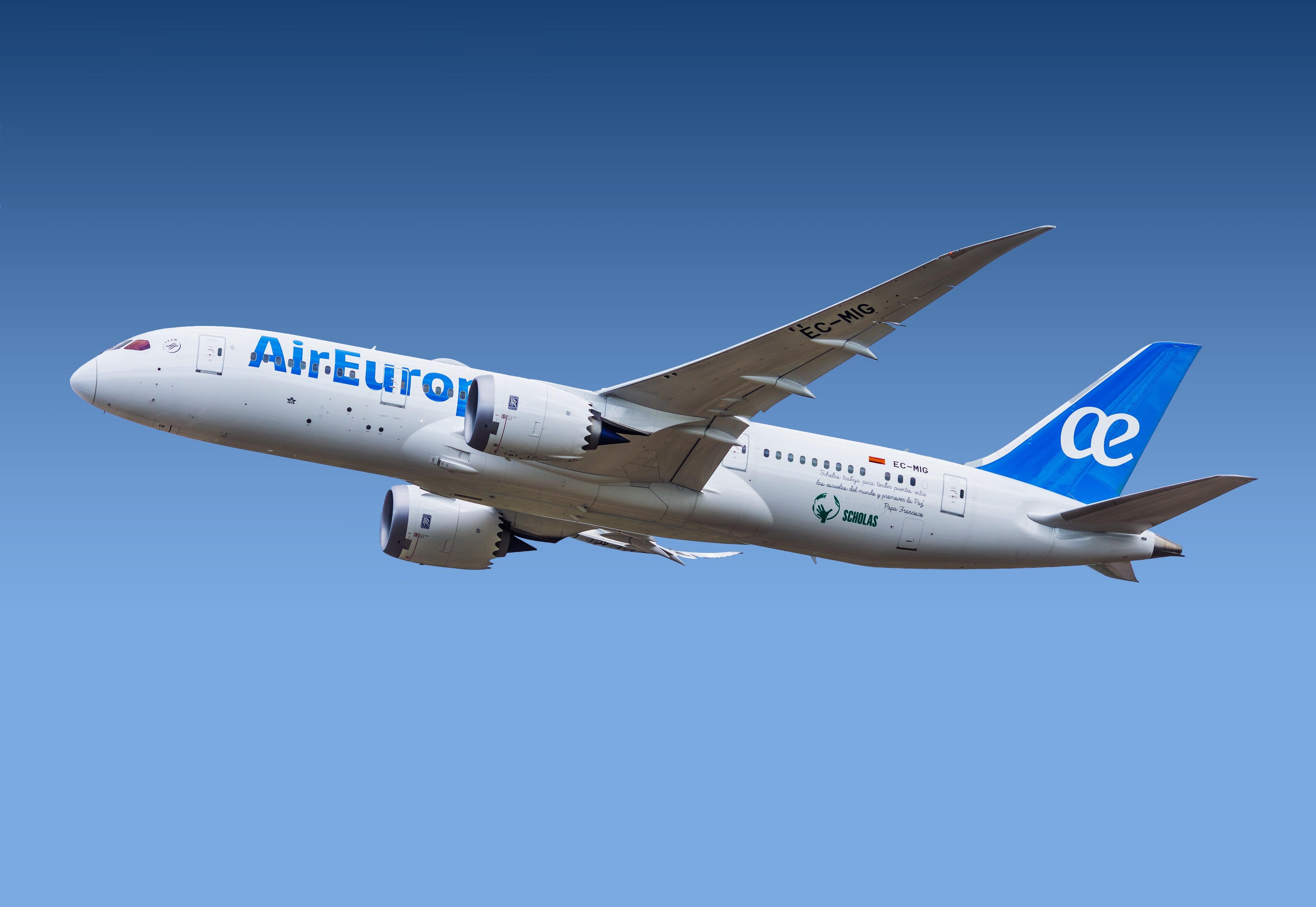 Immagine di sfondo della pagina Air Europa, da giugno i voli per Miami e New York