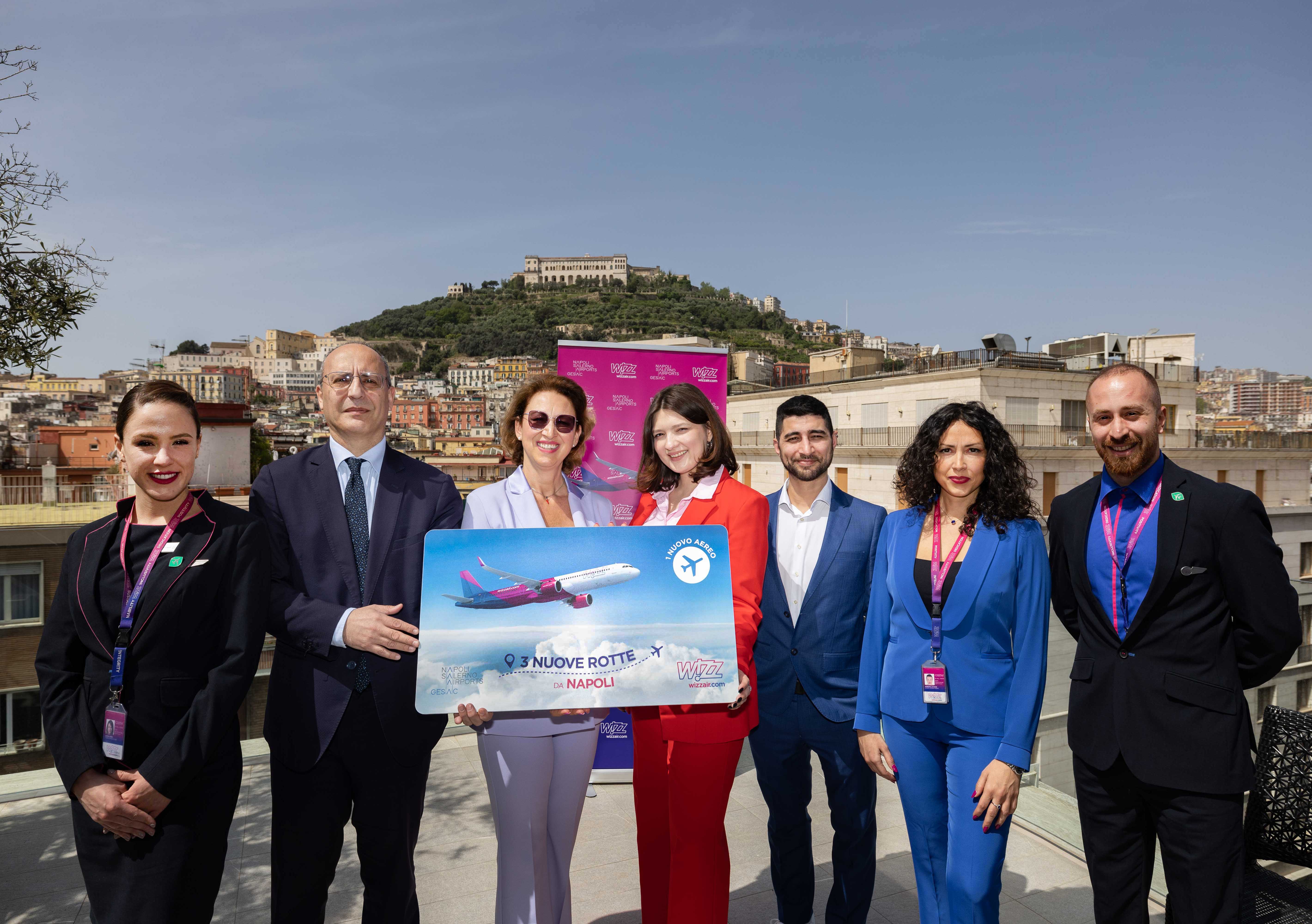 Immagine Wizz Air a Napoli: tre nuove rotte, più voli e oltre 50 nuovi posti di lavoro