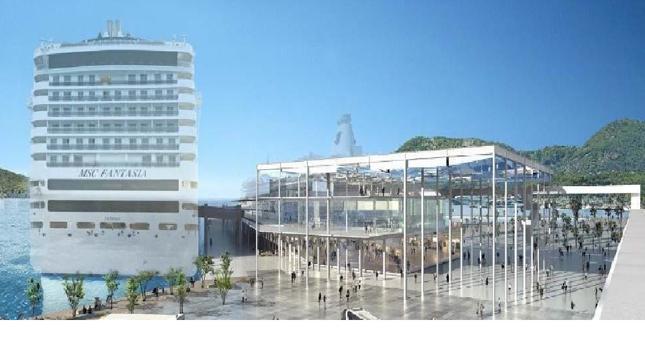 Immagine di sfondo della pagina La Spezia, nuovo terminal crociere