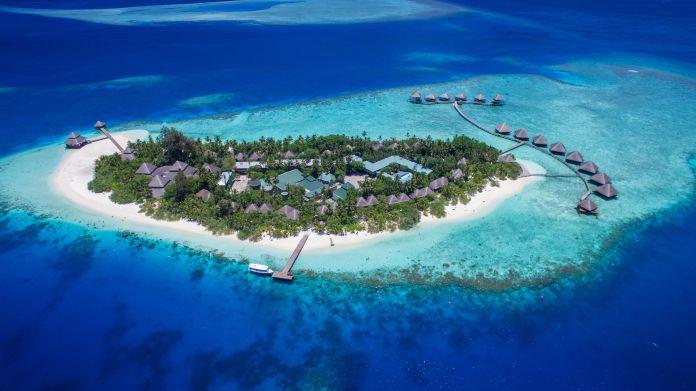 Immagine di sfondo della pagina Hotelplan: due nuove esclusive alle Maldive 