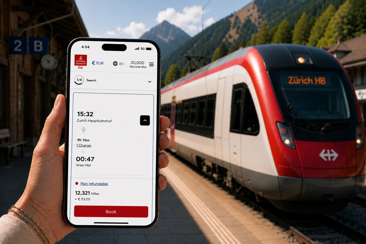 Immagine Emirates Skywards apre le Miglia ai treni: oltre 12.000 destinazioni ferroviarie in Europa