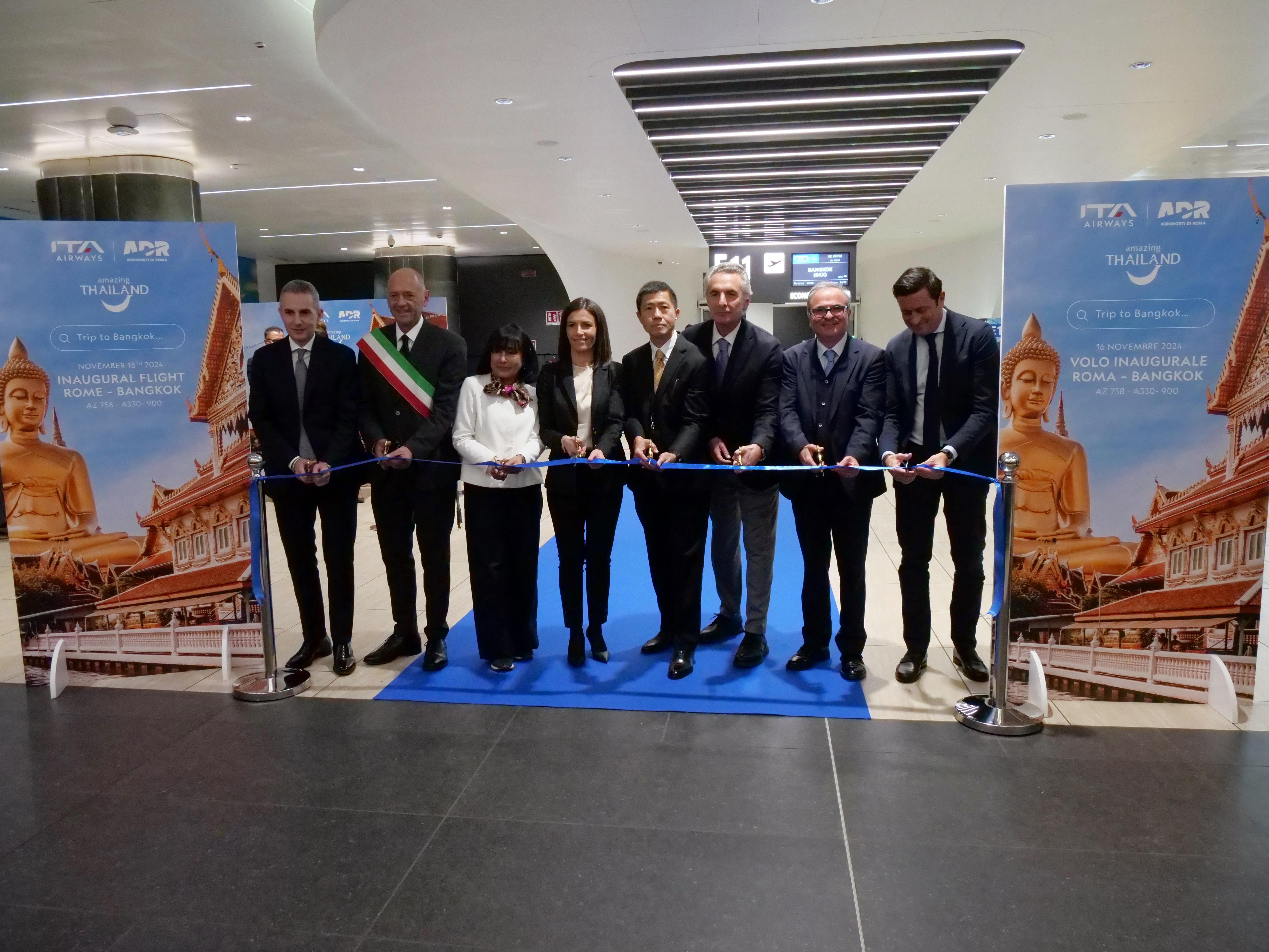Immagine di sfondo della pagina ITA Airways inaugura il volo diretto Roma-Bangkok