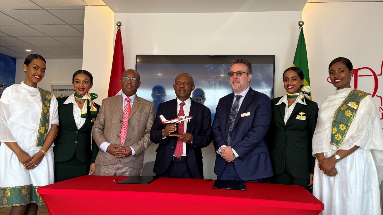 Immagine di sfondo della pagina Ethiopian Airlines acquista due Twin Otter 300-G per rafforzare le rotte interne e regionali