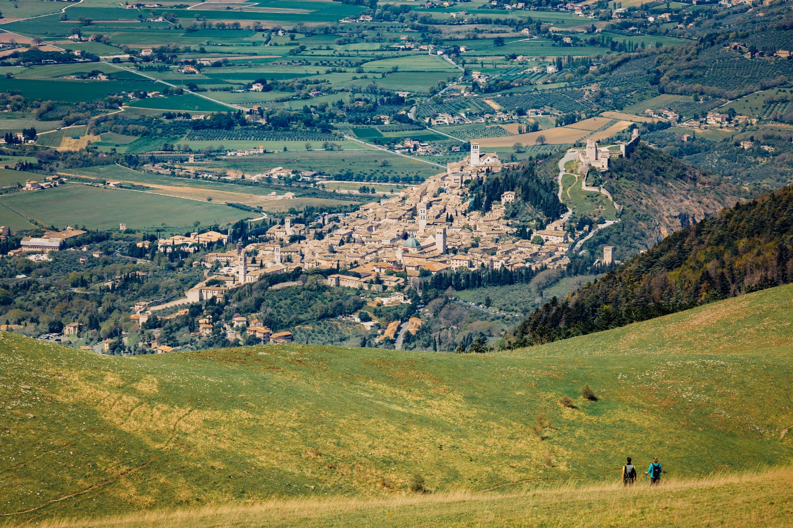 Immagine di sfondo della pagina Assisi, 25 eventi gratuiti tra trekking, benessere e cultura sul Monte Subasio