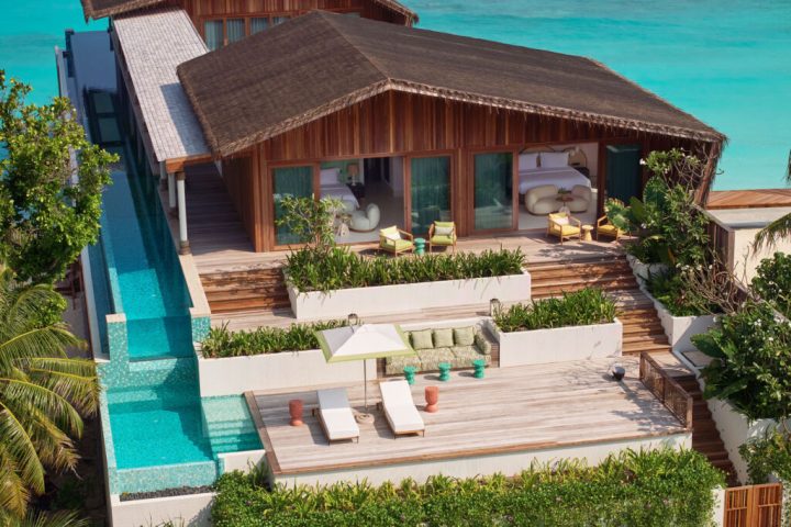 Immagine di sfondo della pagina Alle Maldive nasce .Here: il nuovo indirizzo del lusso iper-esclusivo su isola privata