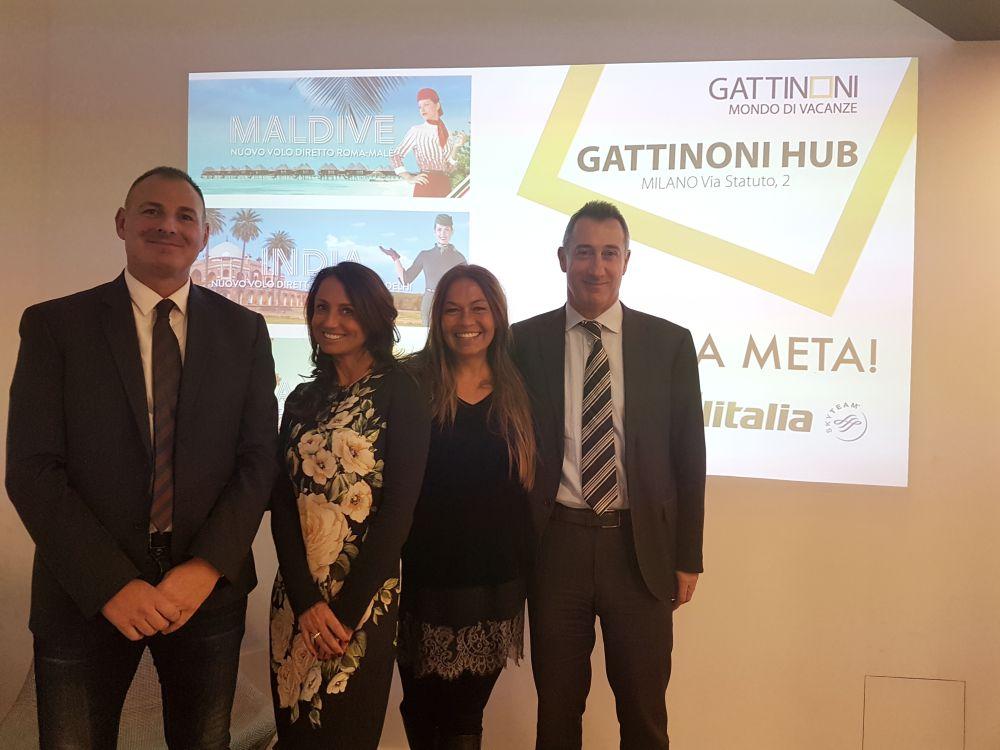 Immagine di sfondo della pagina Gattinoni e Alitalia, tutte le novità del vettore 