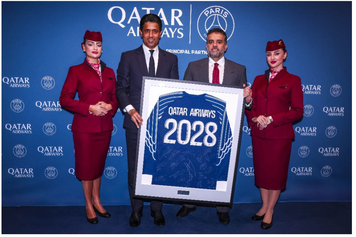 Immagine Qatar Airways estende la principal partnership con il Paris Saint-Germain fino al 2028