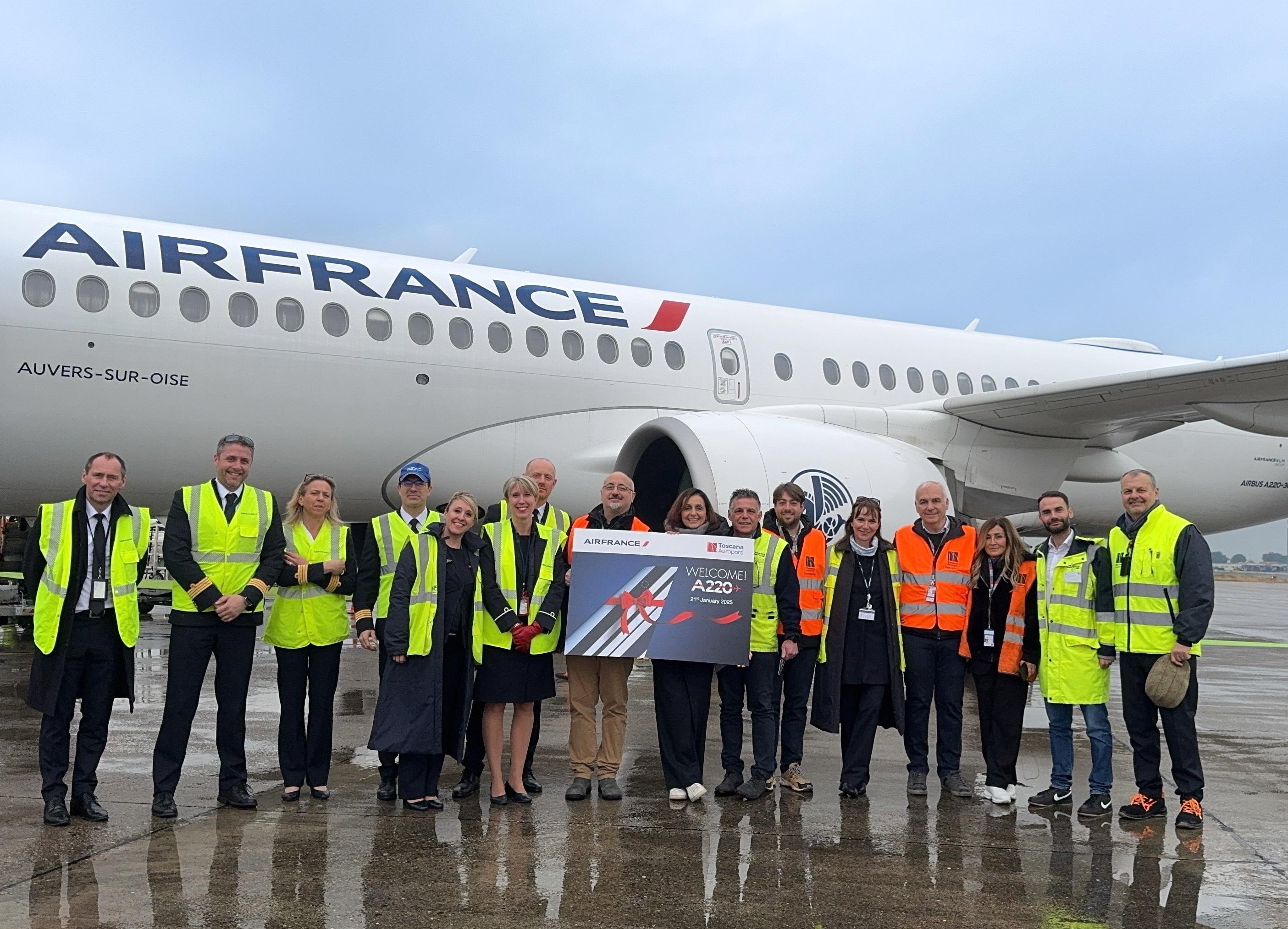 Immagine Air France, l'A220-300 arriva a Firenze