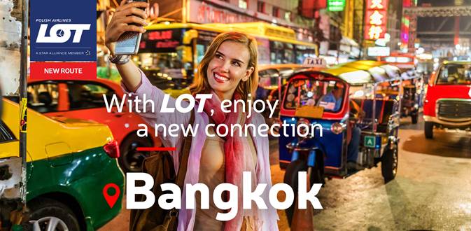 Immagine LOT Polish Airlines inaugura voli diretti da Varsavia a Bangkok da ottobre 2026