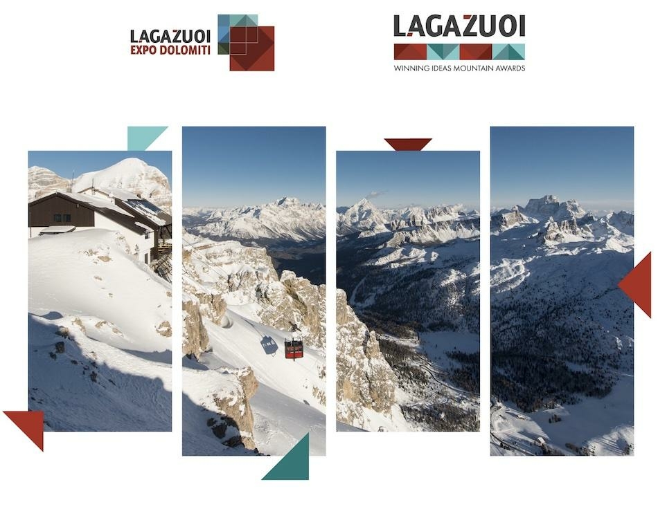 Immagine di sfondo della pagina Lagazuoi Winning Ideas Mountain Awards 2025