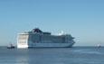 Immagine di sfondo della pagina Ultimate le prove in mare per Msc Divina